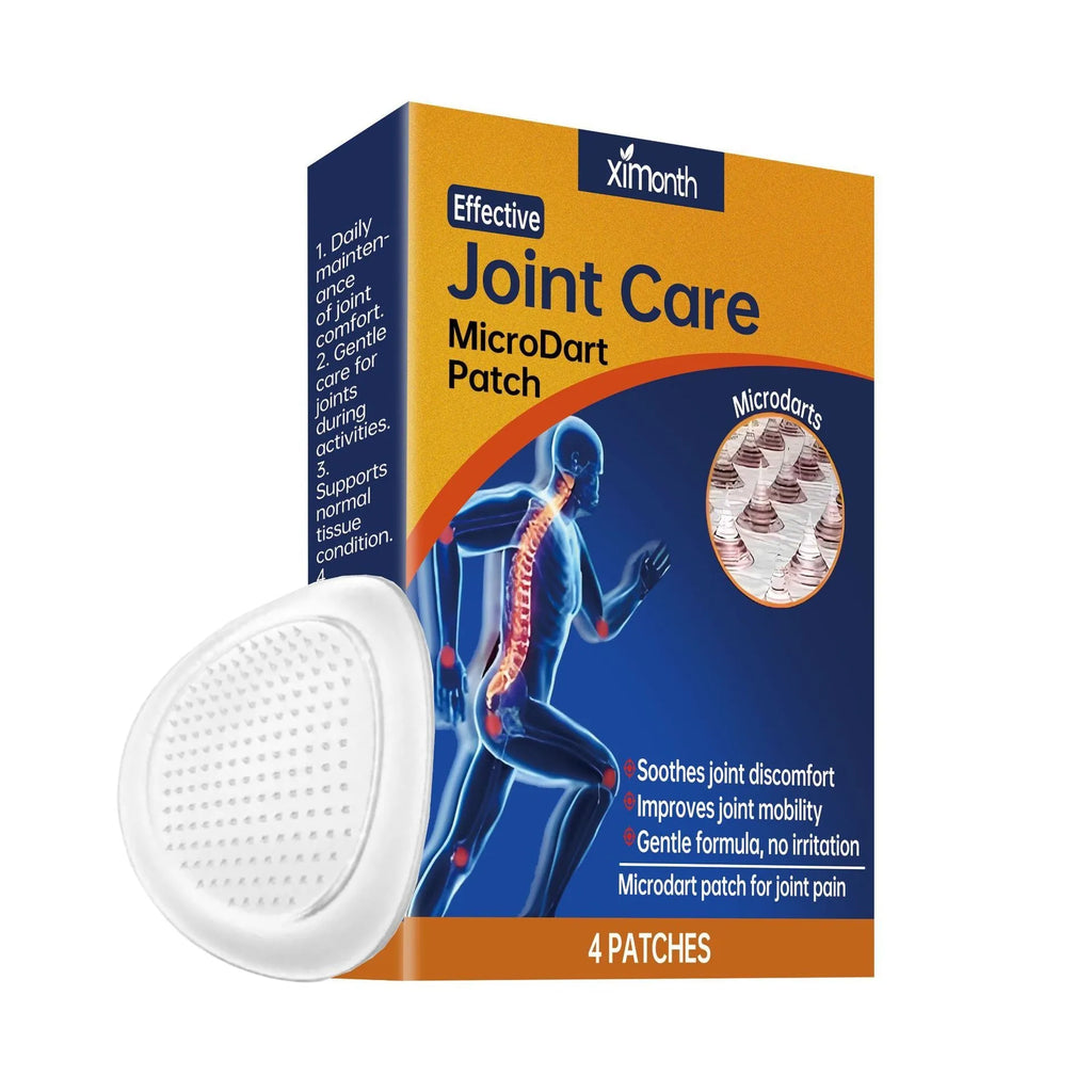 Four joint care microneedle patches with natural moxa, ginger, and bee venom ingredients