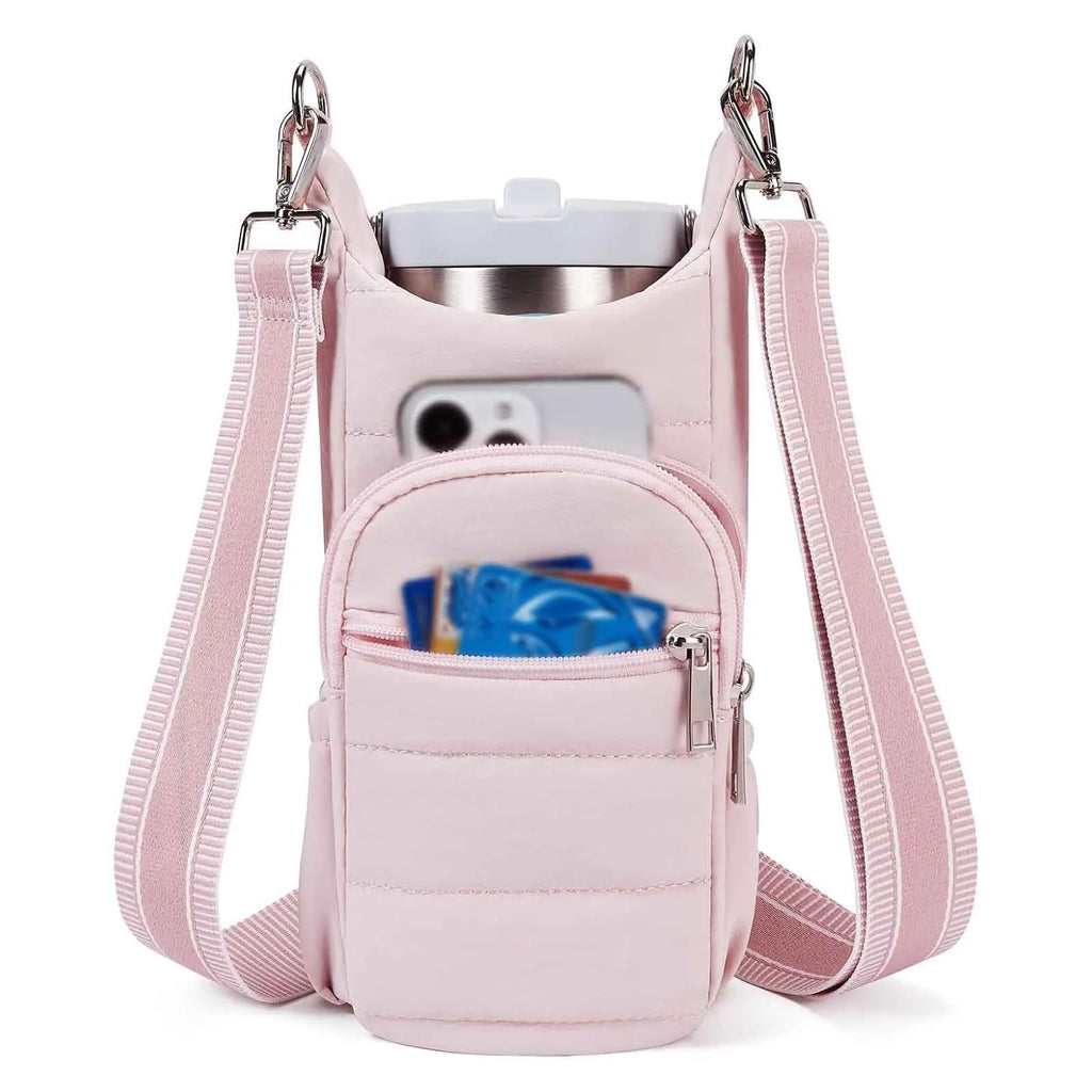Cloth water bottle carrier bag for bicycles in modern simplicity style