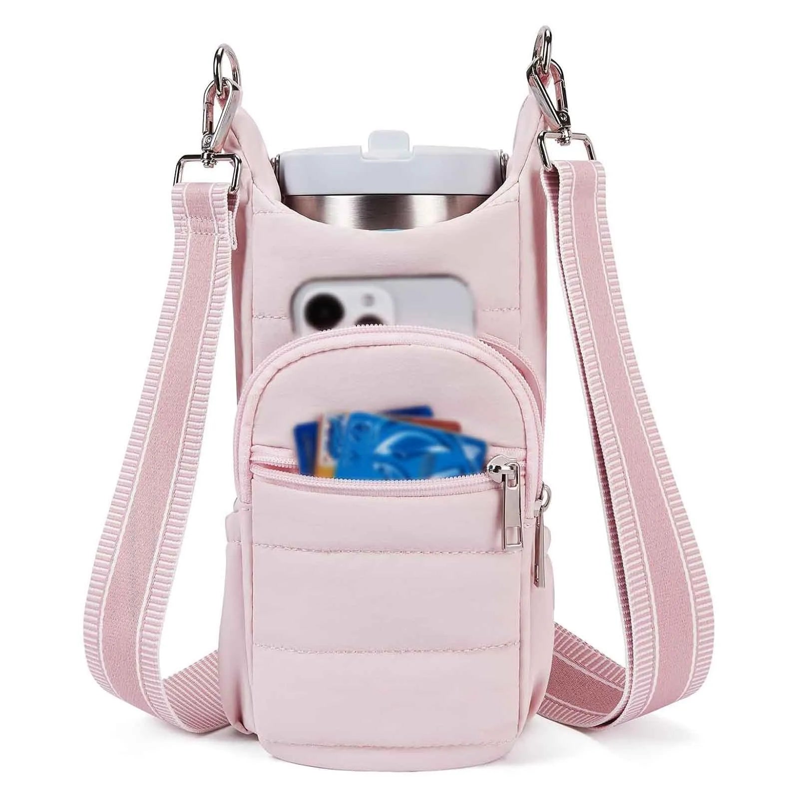 Cloth water bottle carrier bag for bicycles in modern simplicity style