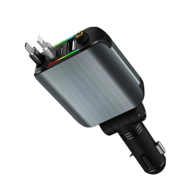 Starry Sky 120W fast charging car charger with Type-C output in black finish